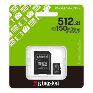 CARTÃO MICROSHC KINGSTO. -SDCS3/512GB