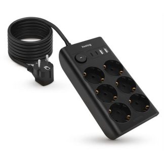 BASE HUSLOG 6T-USB(2A+ 2C)1,5M-HUS1052